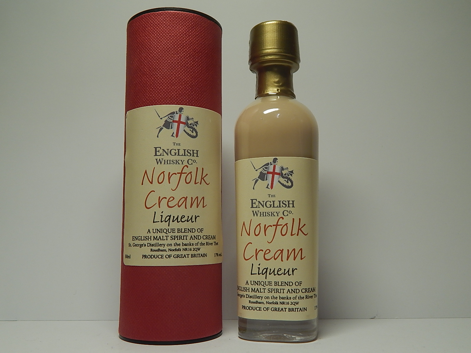 ENGLISH Norfolk Cream Liqueur 50ml 17%vol.